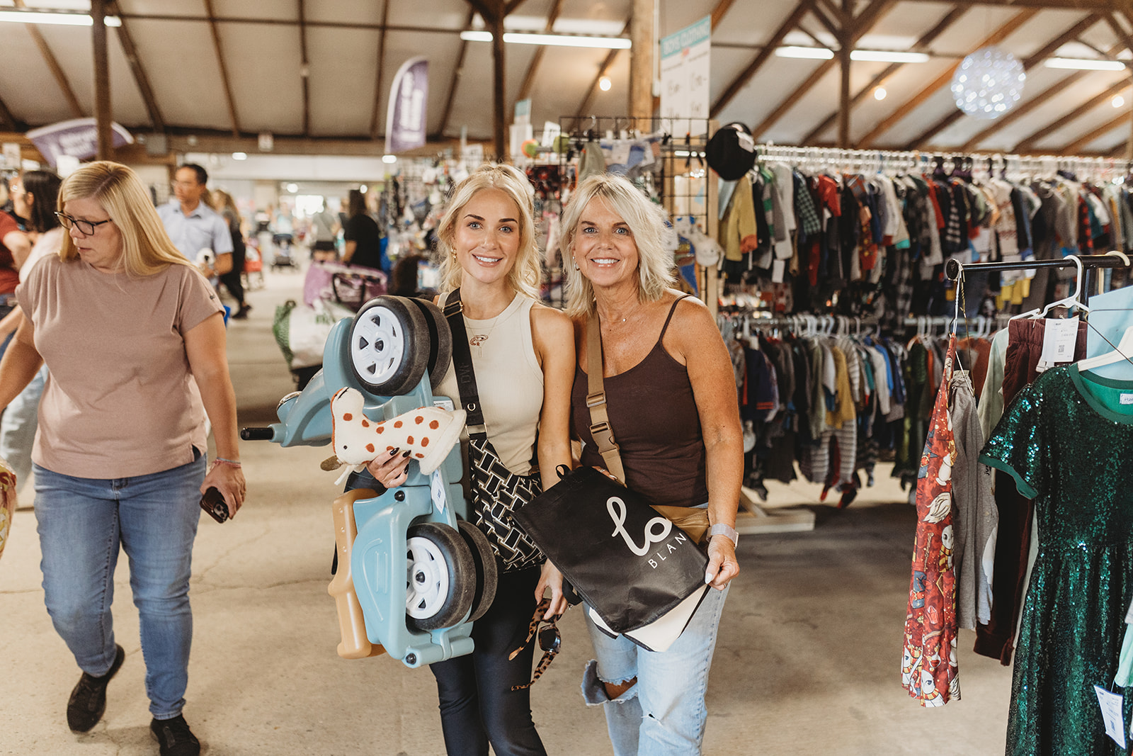 Mom and Daughter shopping