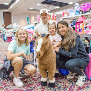 Family with Horse