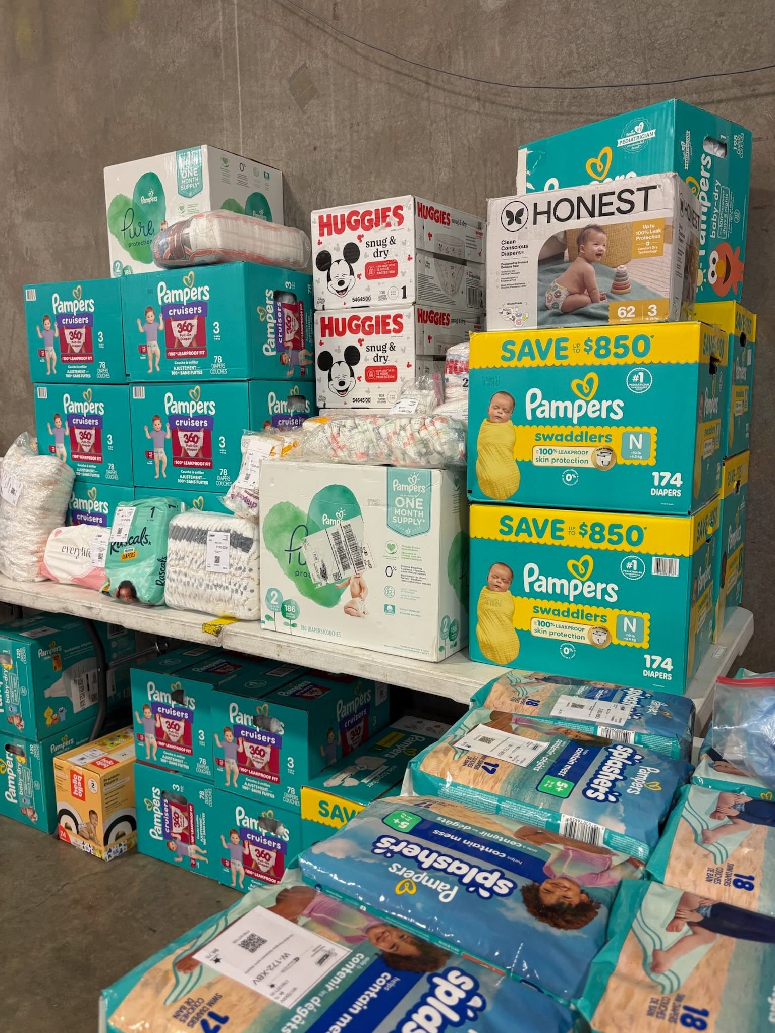 new diaper boxes