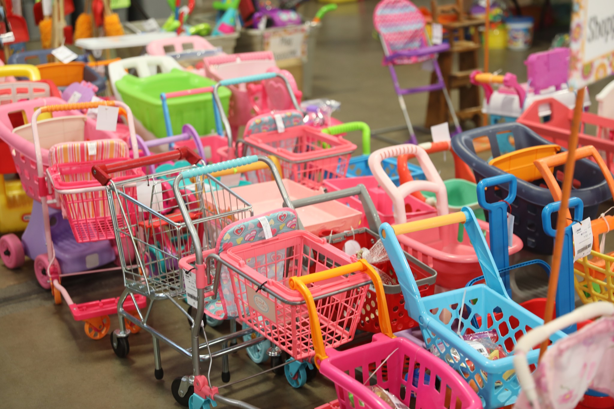 doll shopping carts