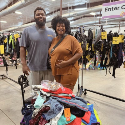 Couple shopping