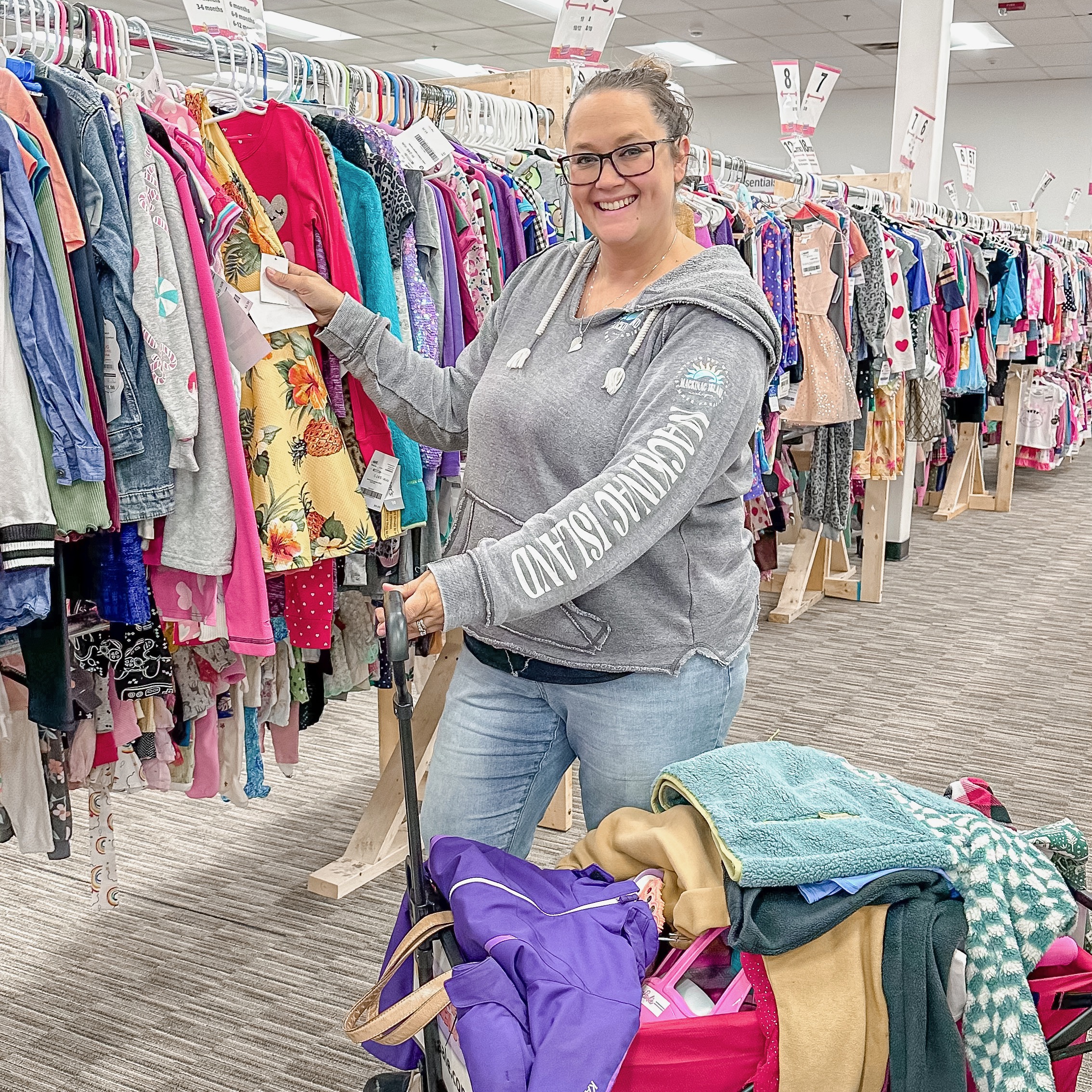 Happy JBF Shopper