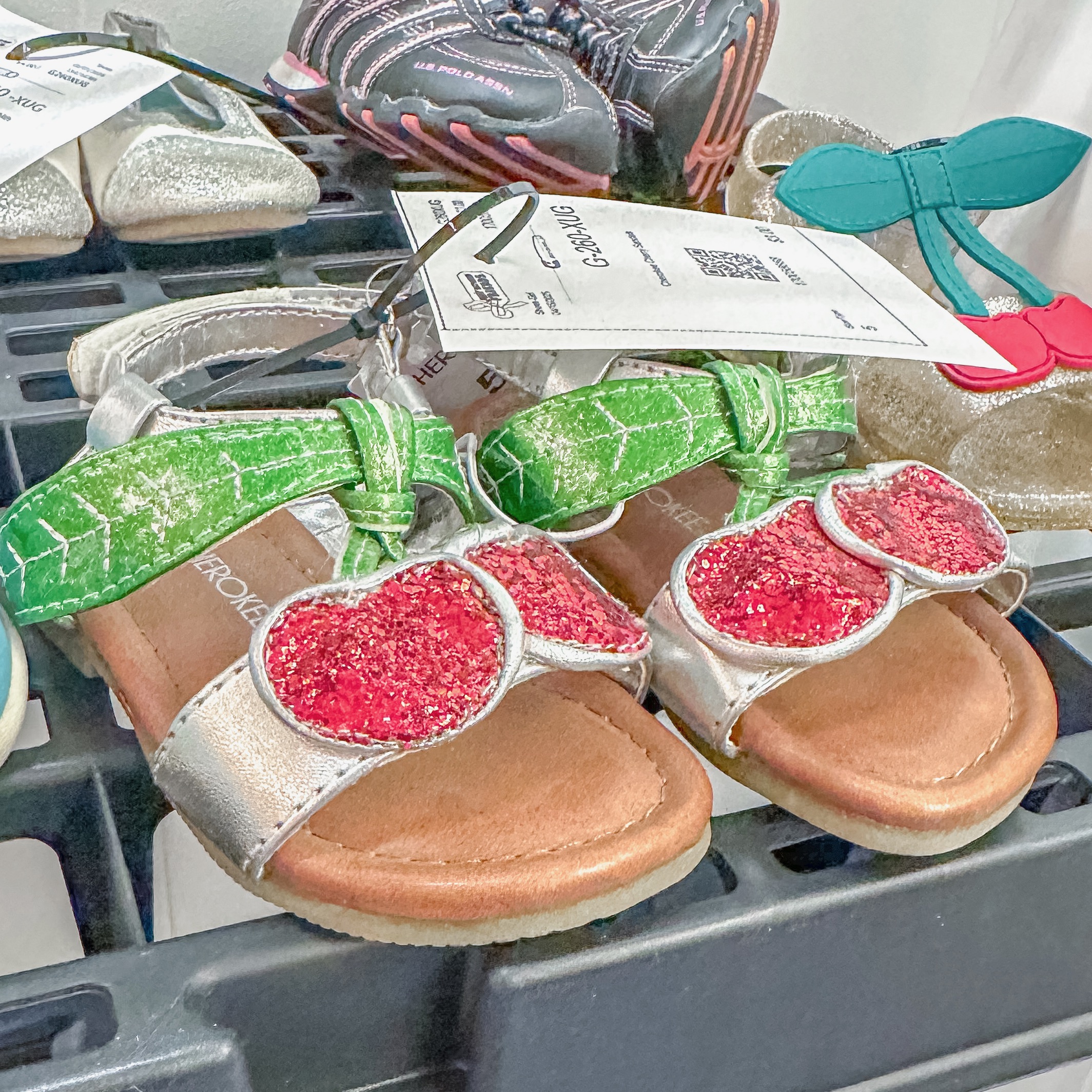 Cherry sandals